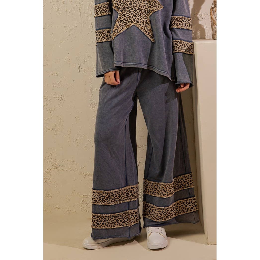 LEOPARD STAR MINERAL WASH LOUNGE SET