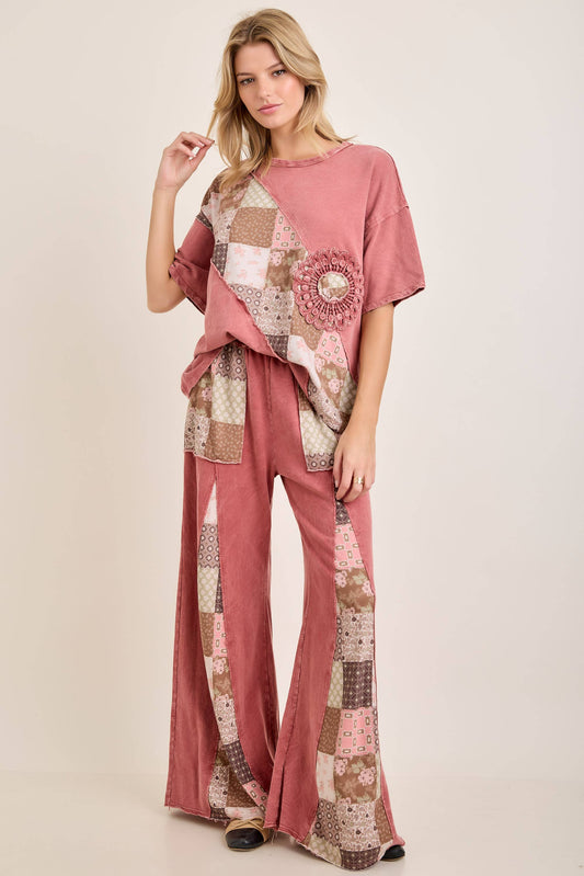 J Her Patchwork Boho Doily Top