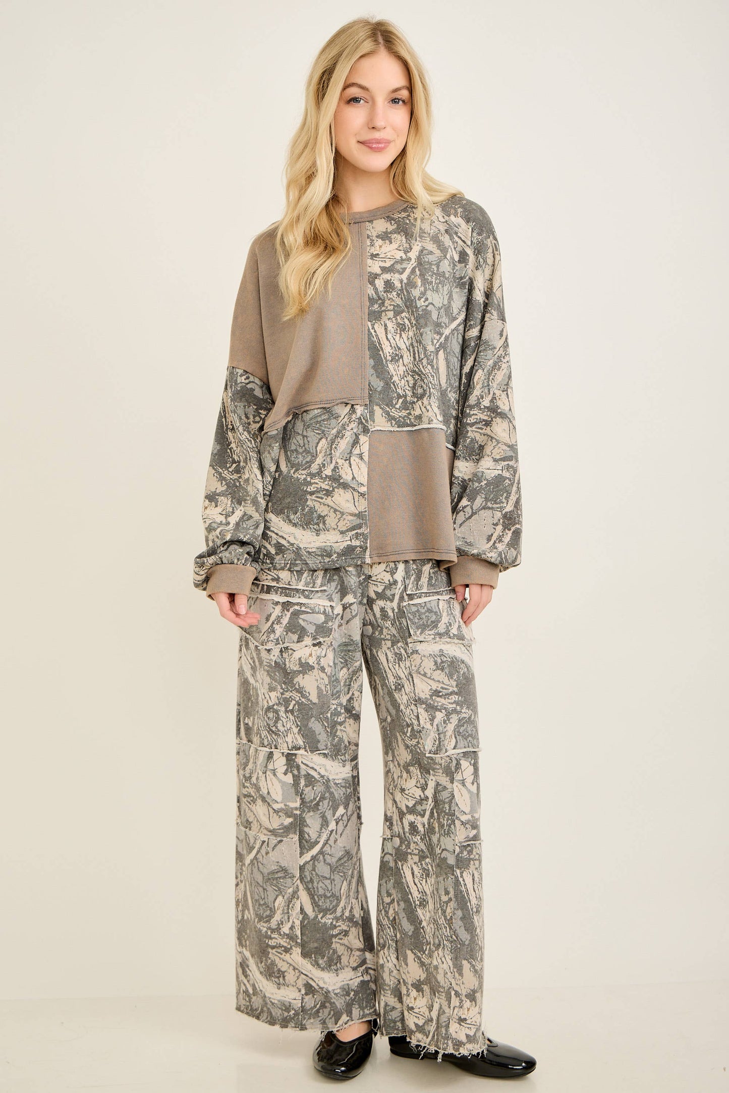 Washed Tree Camo Cargo Pants