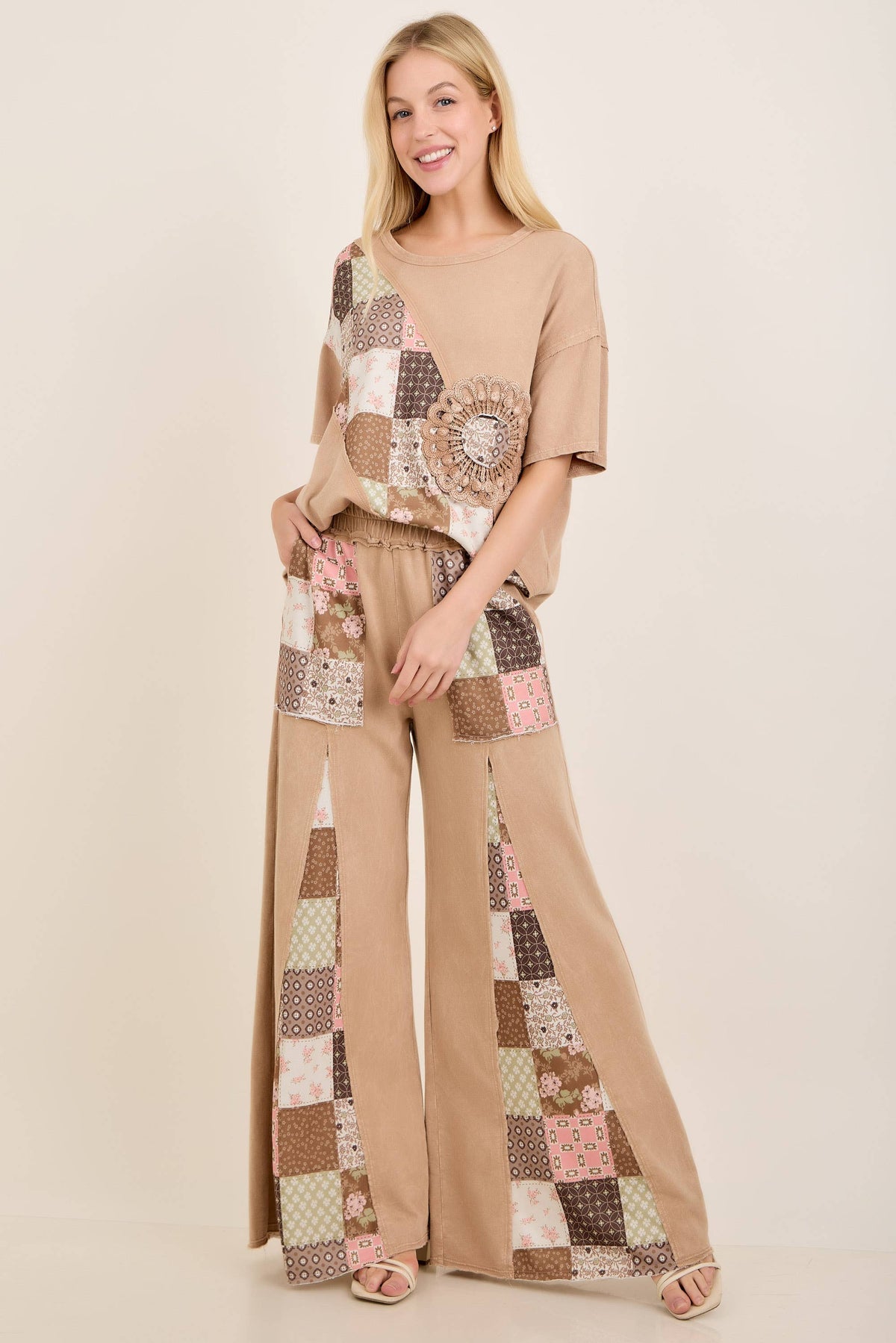 J Her Patchwork Boho Doily Top