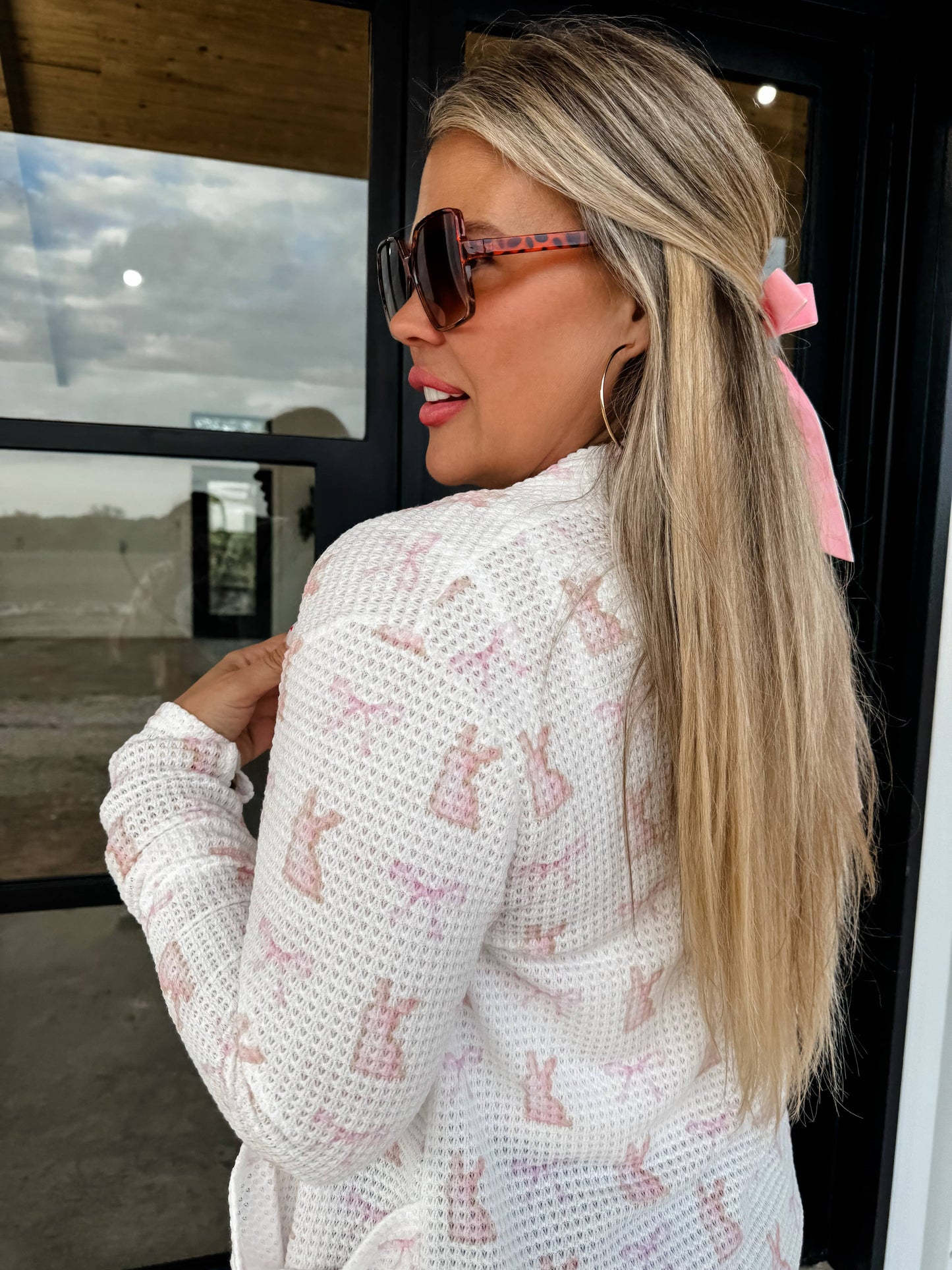 EASTER PRINT LOLA CARDIGAN