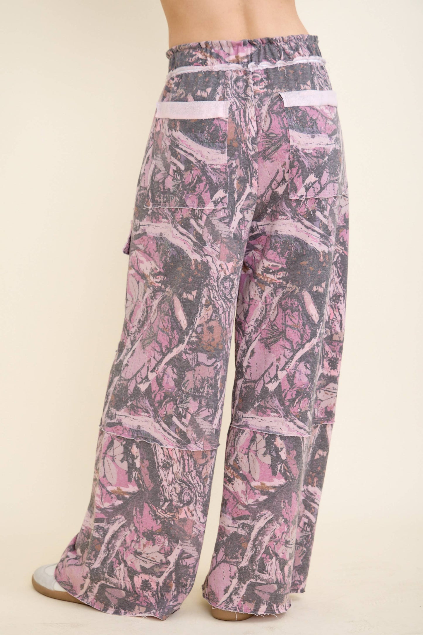 Washed Tree Camo Cargo Pants