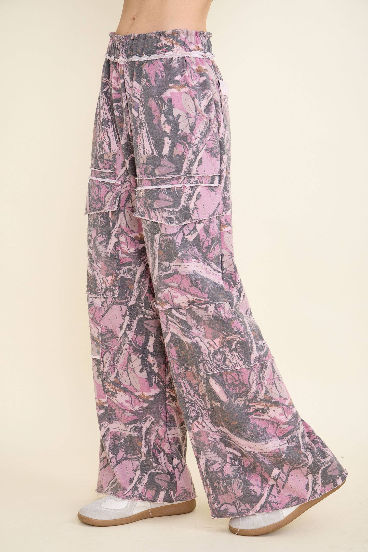Washed Tree Camo Cargo Pants