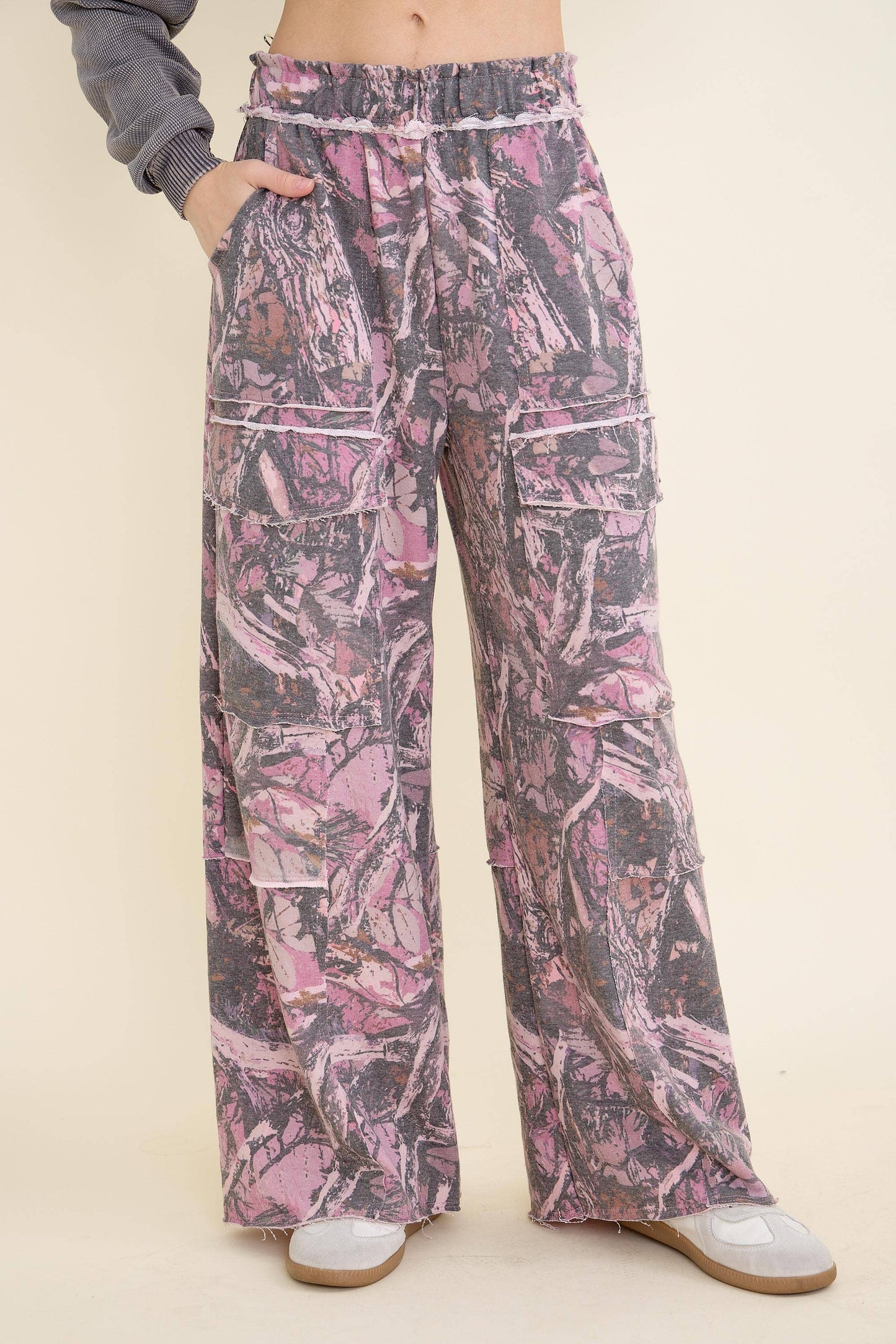 Washed Tree Camo Cargo Pants