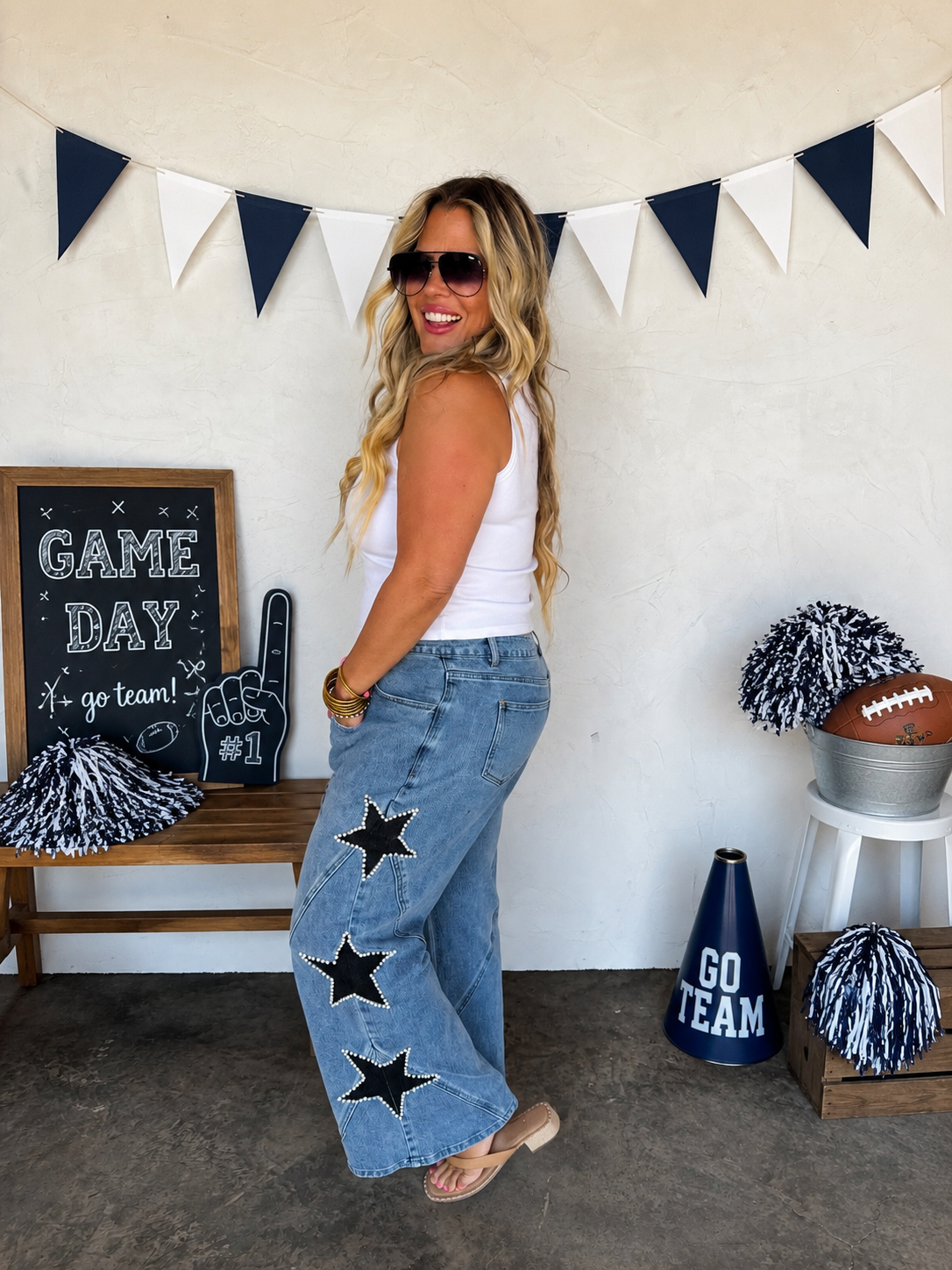 Blakeley Star and Pearl Jeans